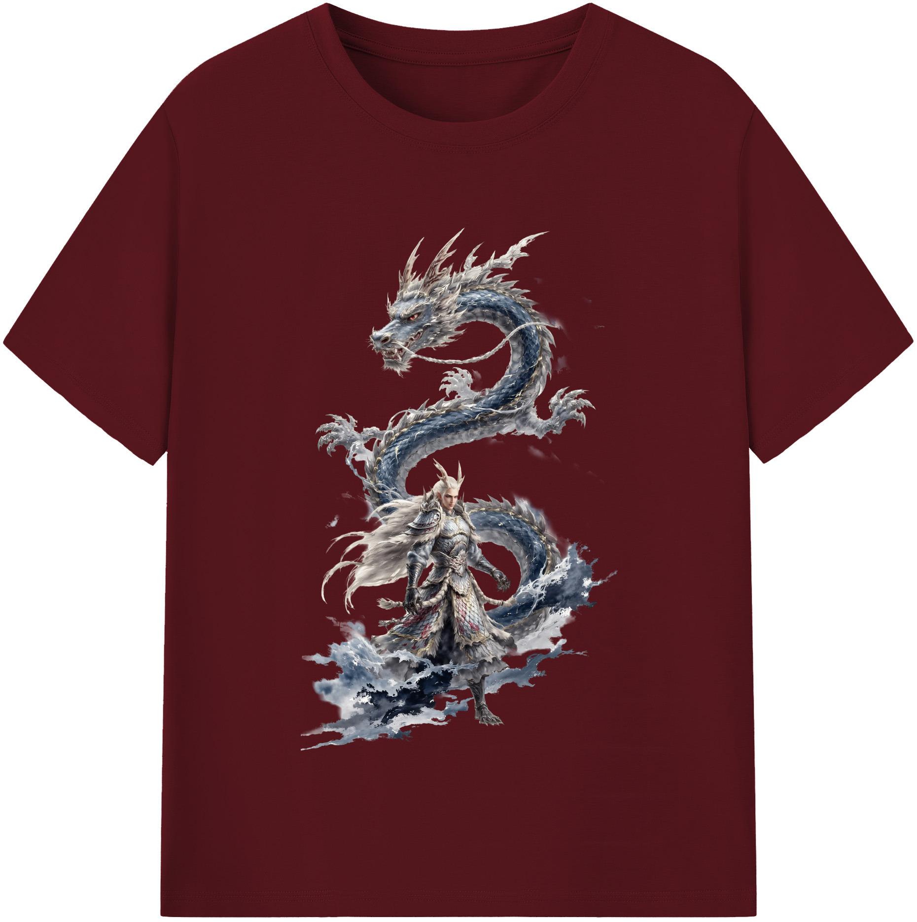 （画像用） Ne Zha 2 ナタ 魔童の大暴れ 綿100％半袖Tシャツ（フロントプリント）